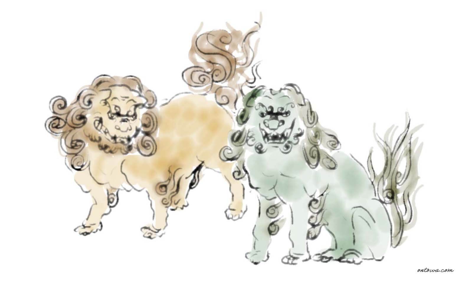阿吽の狛犬と獅子 工芸と心地よい暮らしを探すメディア Ontowa